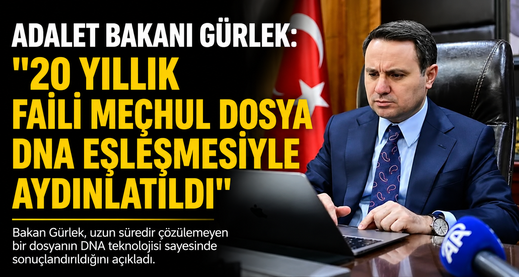 Adalet Bakanı Gürlek: 