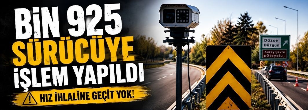 Bin 925 Sürücüye İşlem Yapıldı
