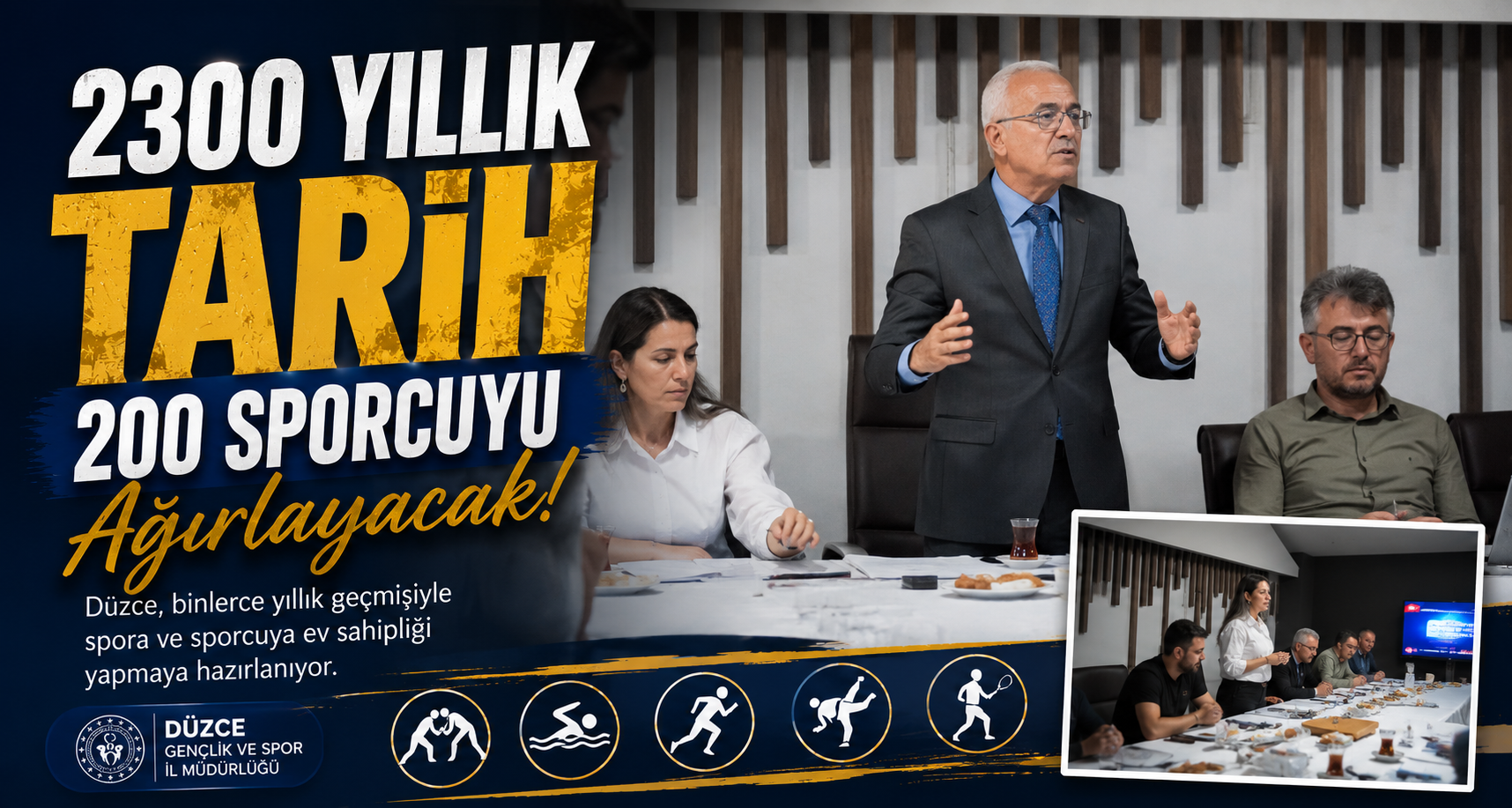 2300 Yıllık Tarih 200 Sporcuyu Ağırlayacak