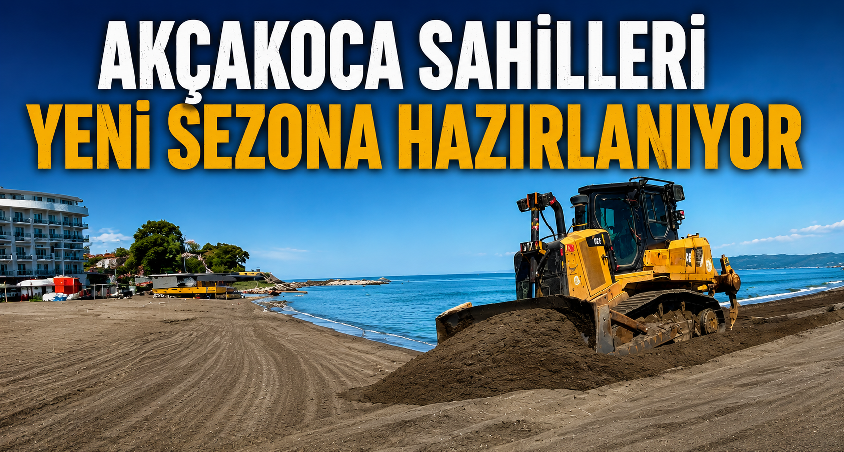 Akçakoca Sahilleri Yeni Sezona Hazırlanıyor