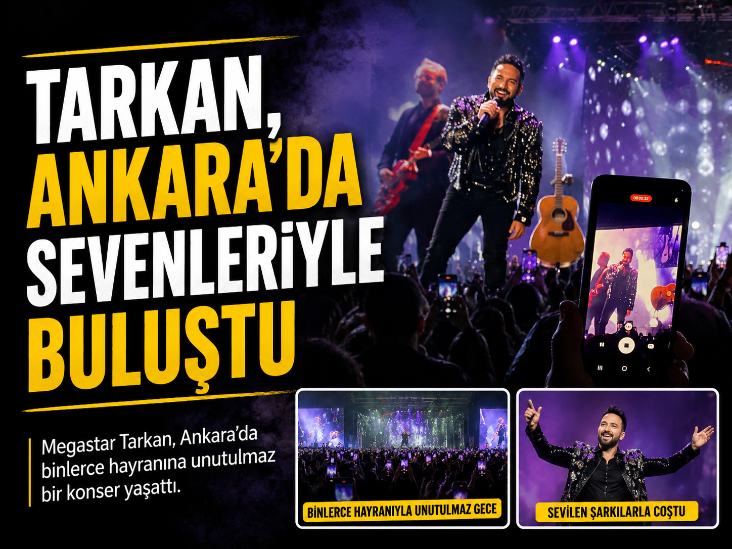 Tarkan, Ankara'da sevenleriyle buluştu