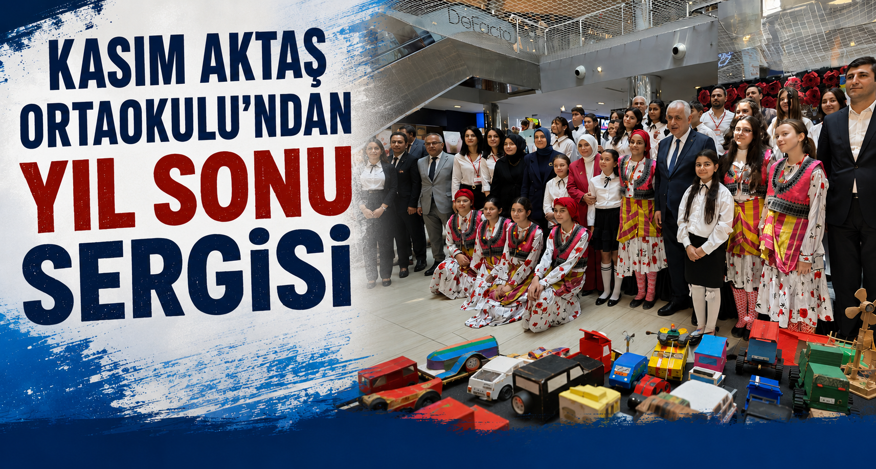 Kasım Aktaş Ortaokulu'ndan Yıl Sonu Sergisi