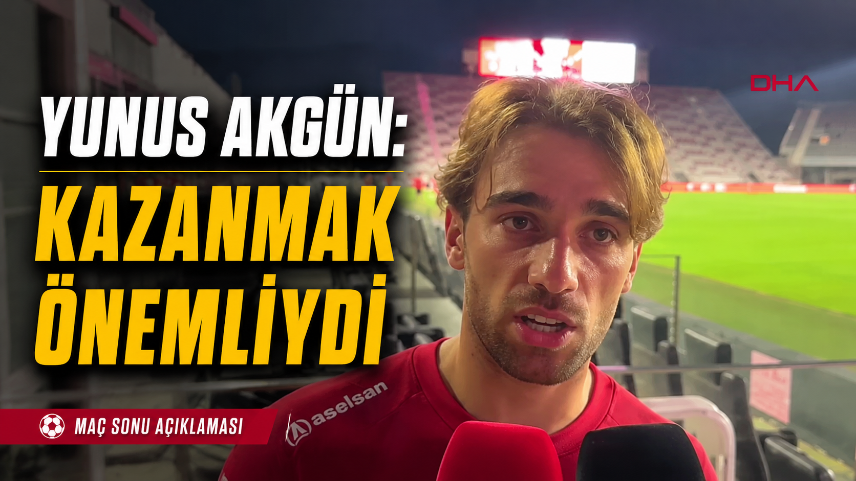 Yunus Akgün: Kazanmak önemliydi