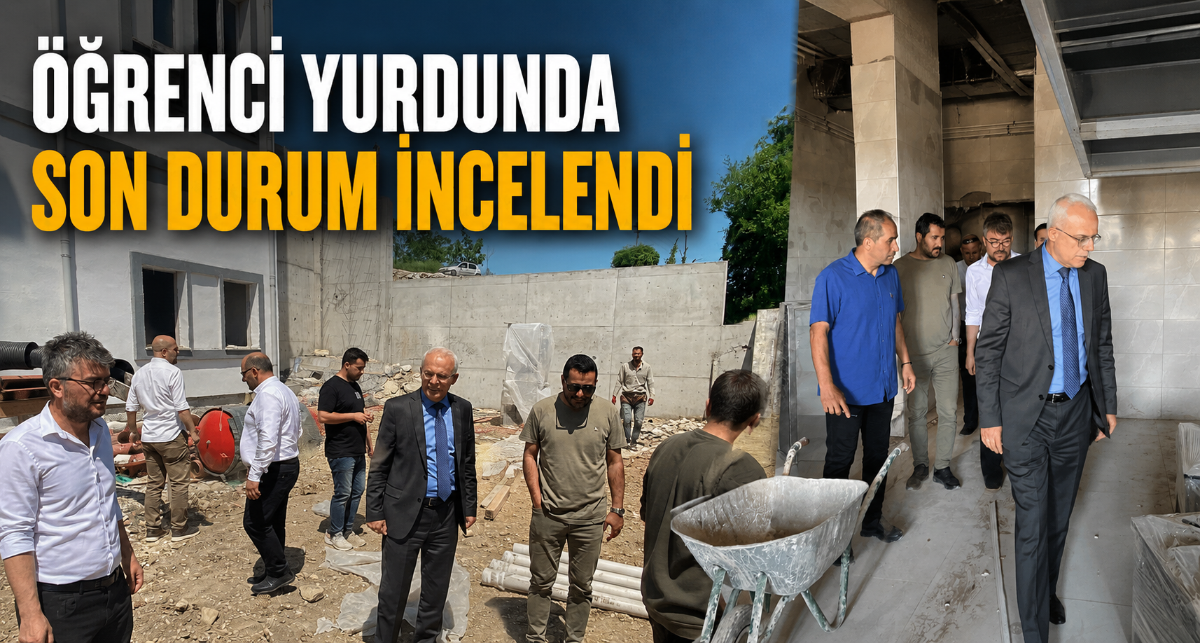 Öğrenci Yurdunda Son Durum İncelendi