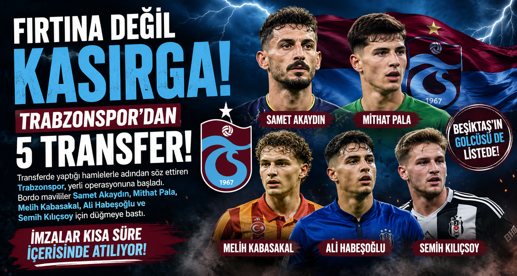 Trabzonspor'da Yerli Operasyonu