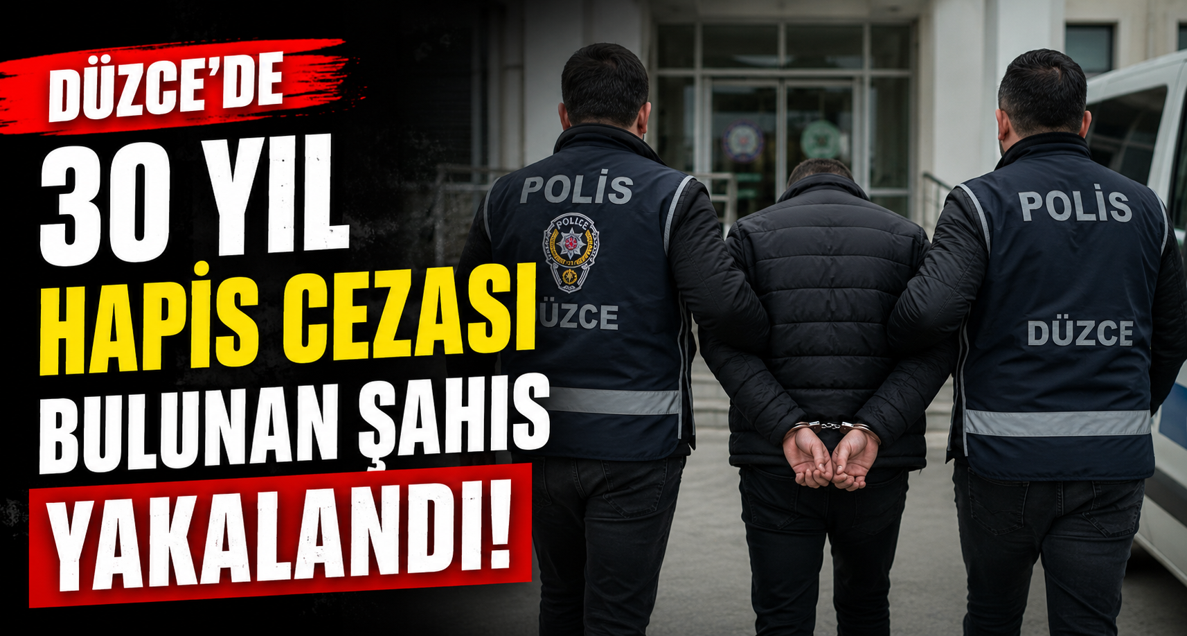 Düzce'de 30 yıl hapis cezası bulunan şahıs yakalandı