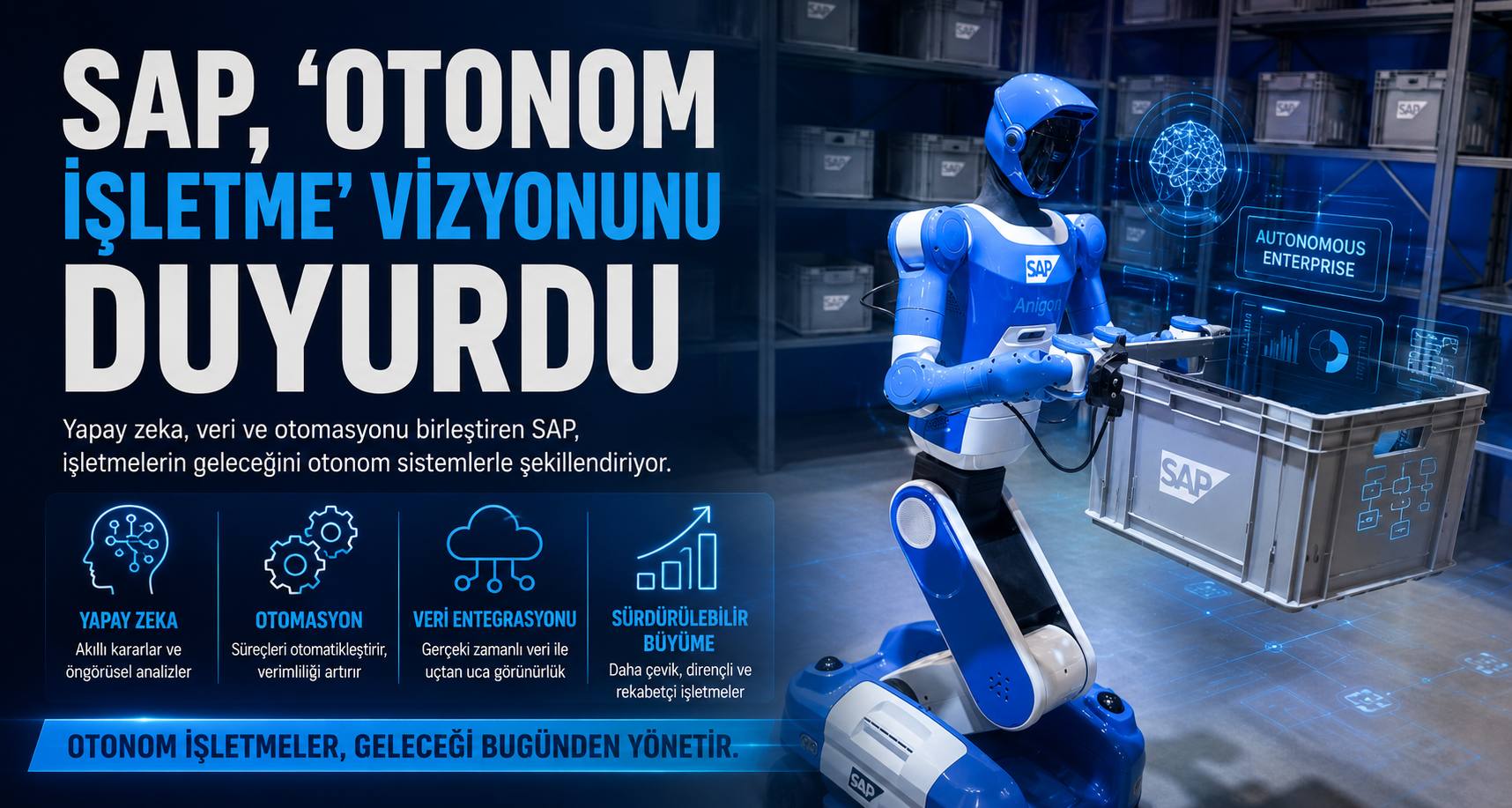 SAP, 'Otonom İşletme' vizyonunu duyurdu
