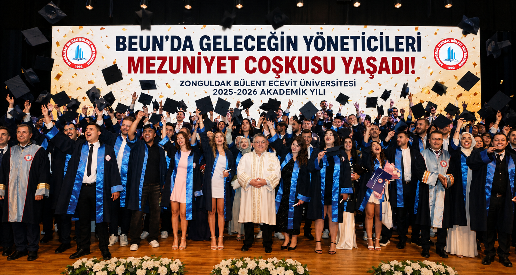 BEUN’da geleceğin yöneticileri mezuniyet coşkusu yaşadı
