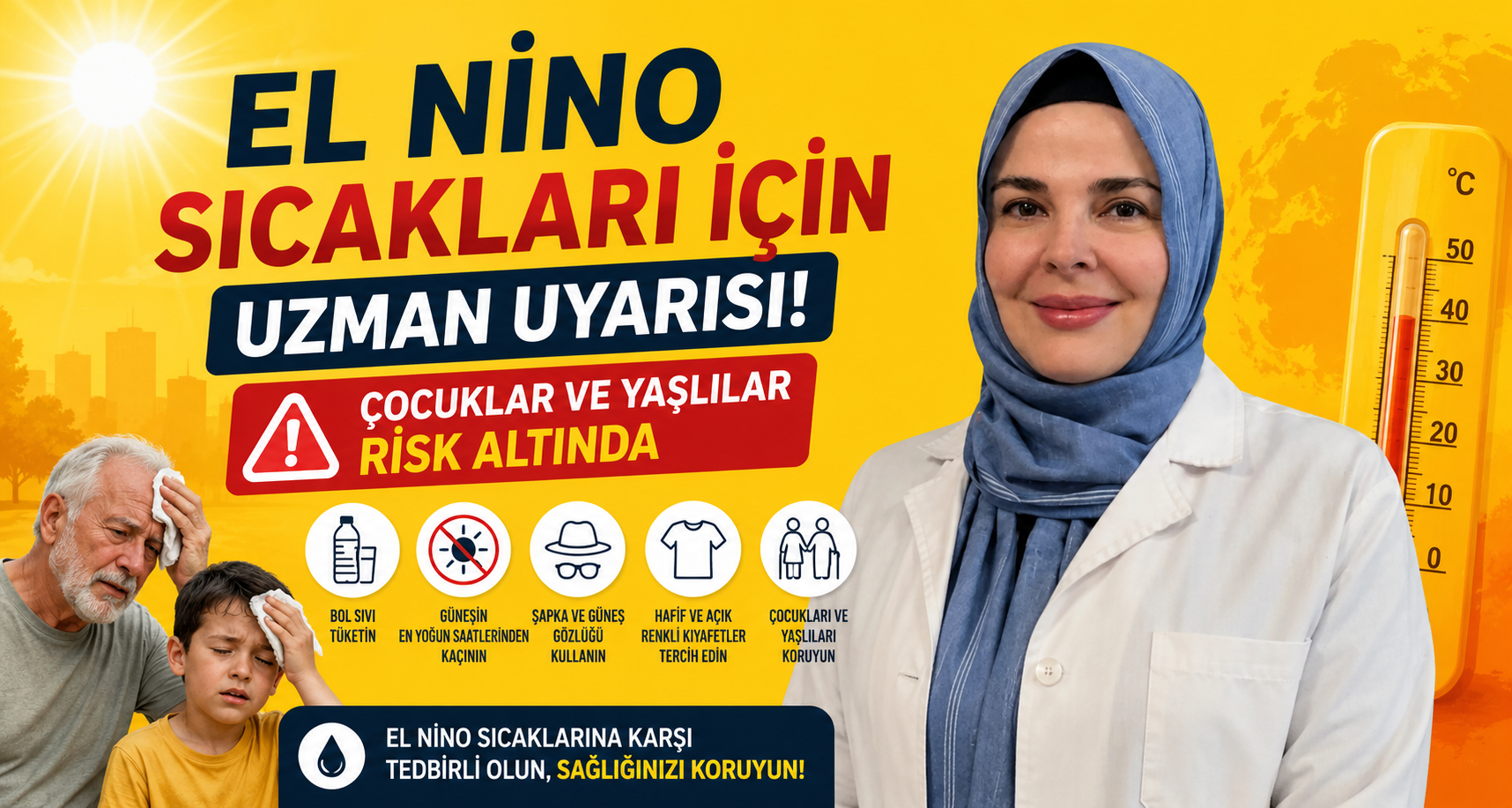 El Nino sıcakları için uzman uyarısı: Çocuklar ve yaşlılar risk altında