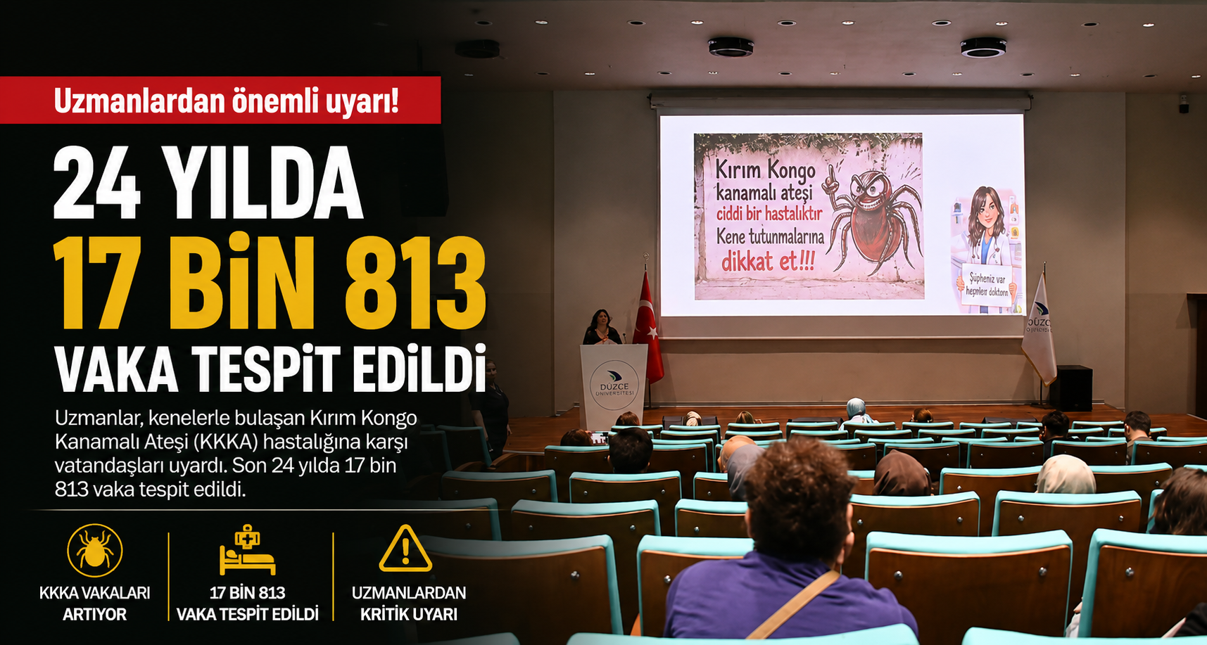 24 yılda 17 bin 813 vaka tespit edildi