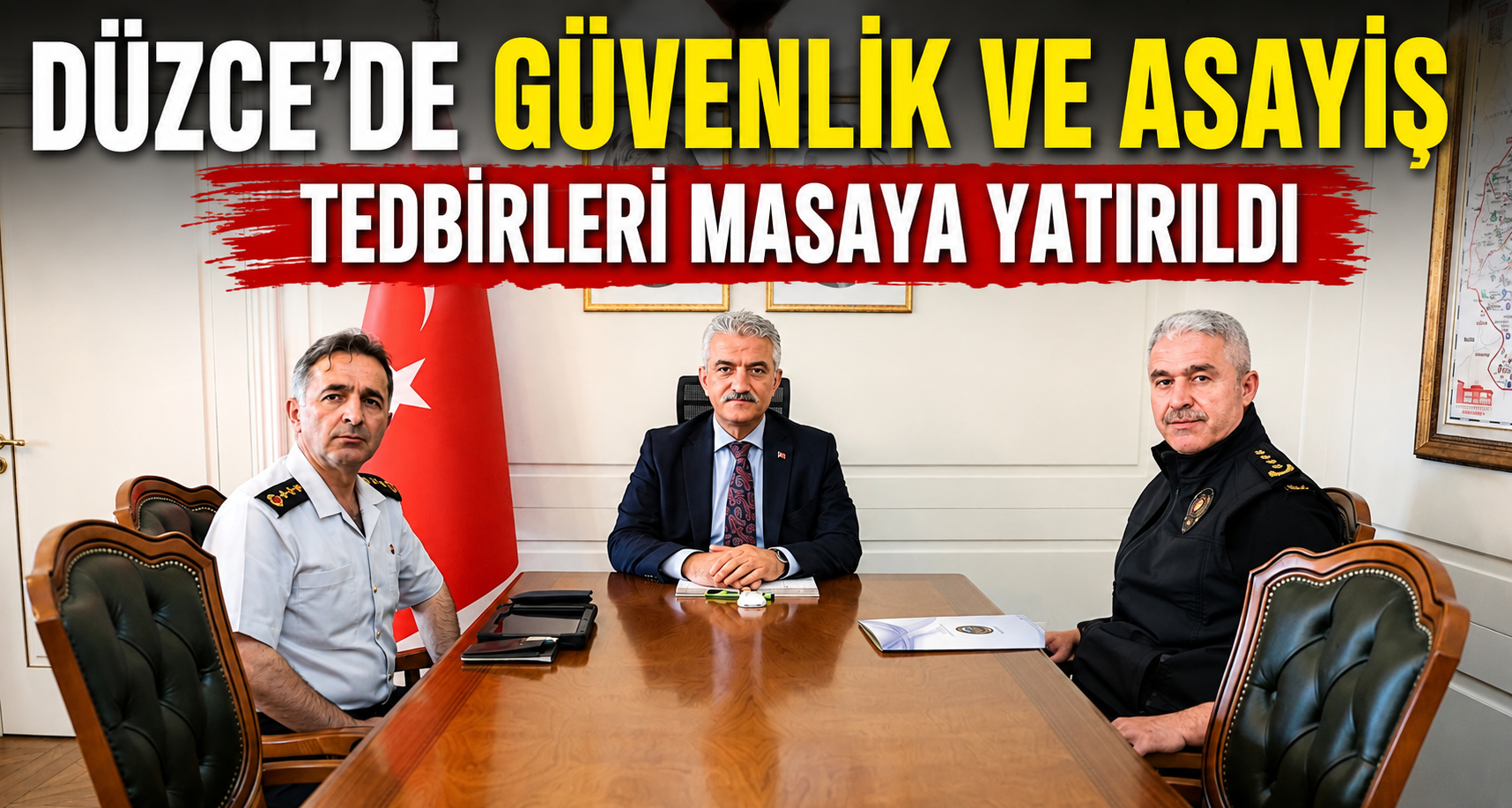 Düzce'de Güvenlik Ve Asayiş Tedbirleri Masaya Yatırıldı