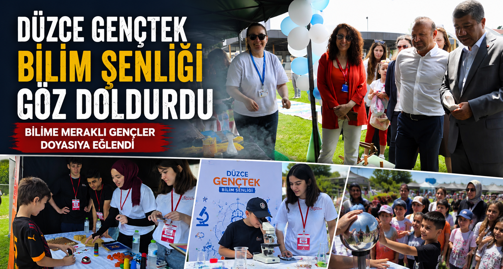 Düzce Gençtek Bilim Şenliği Göz Doldurdu