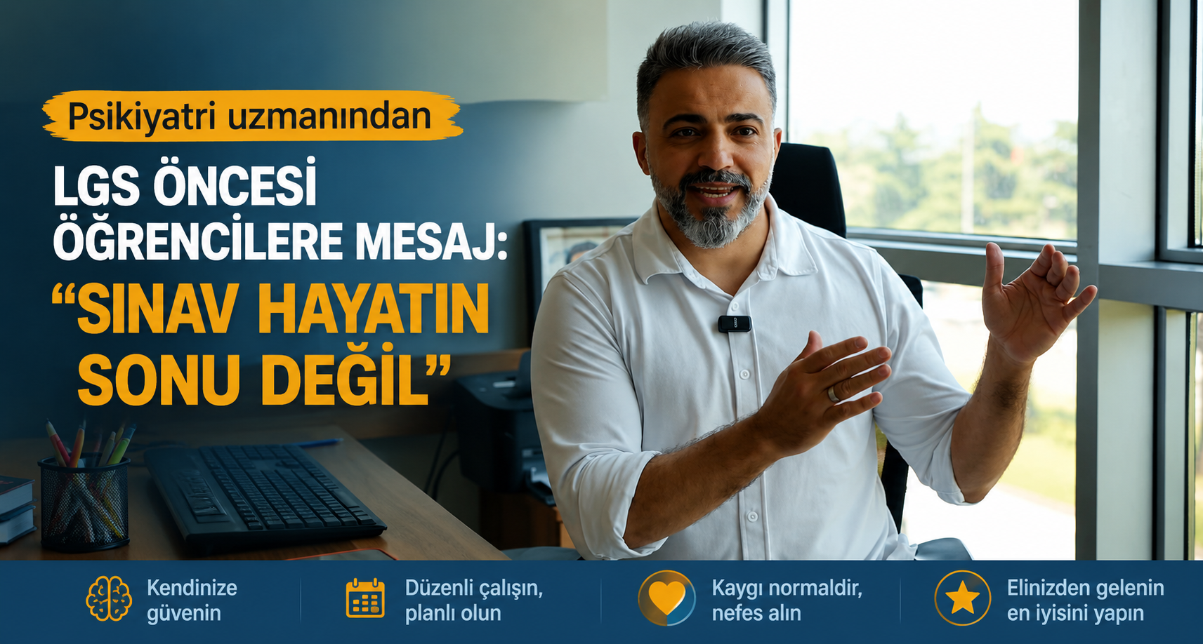 Psikiyatri uzmanından LGS öncesi öğrencilere mesaj: 