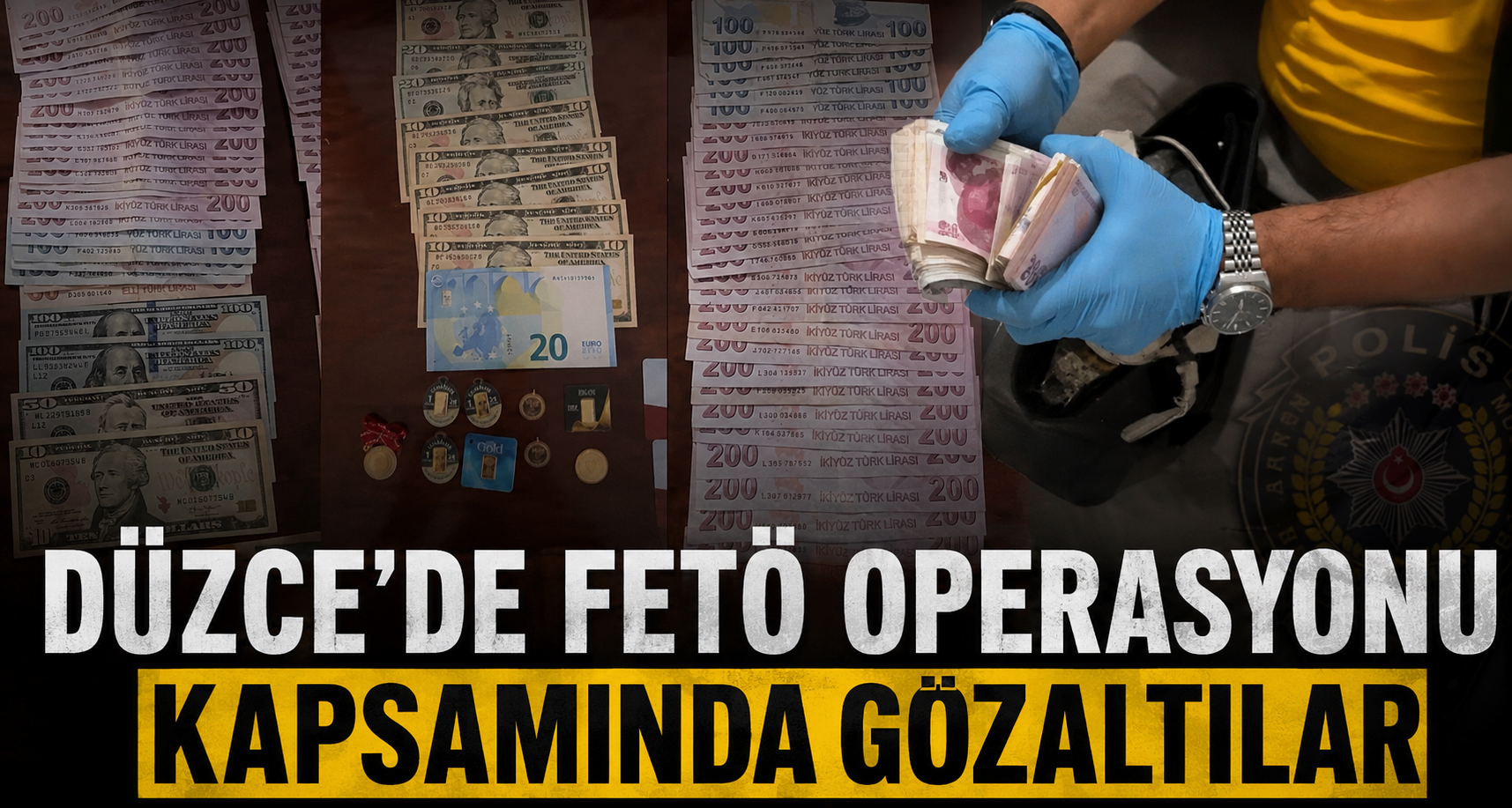 Düzce’de FETÖ Operasyonu Kapsamında Gözaltılar