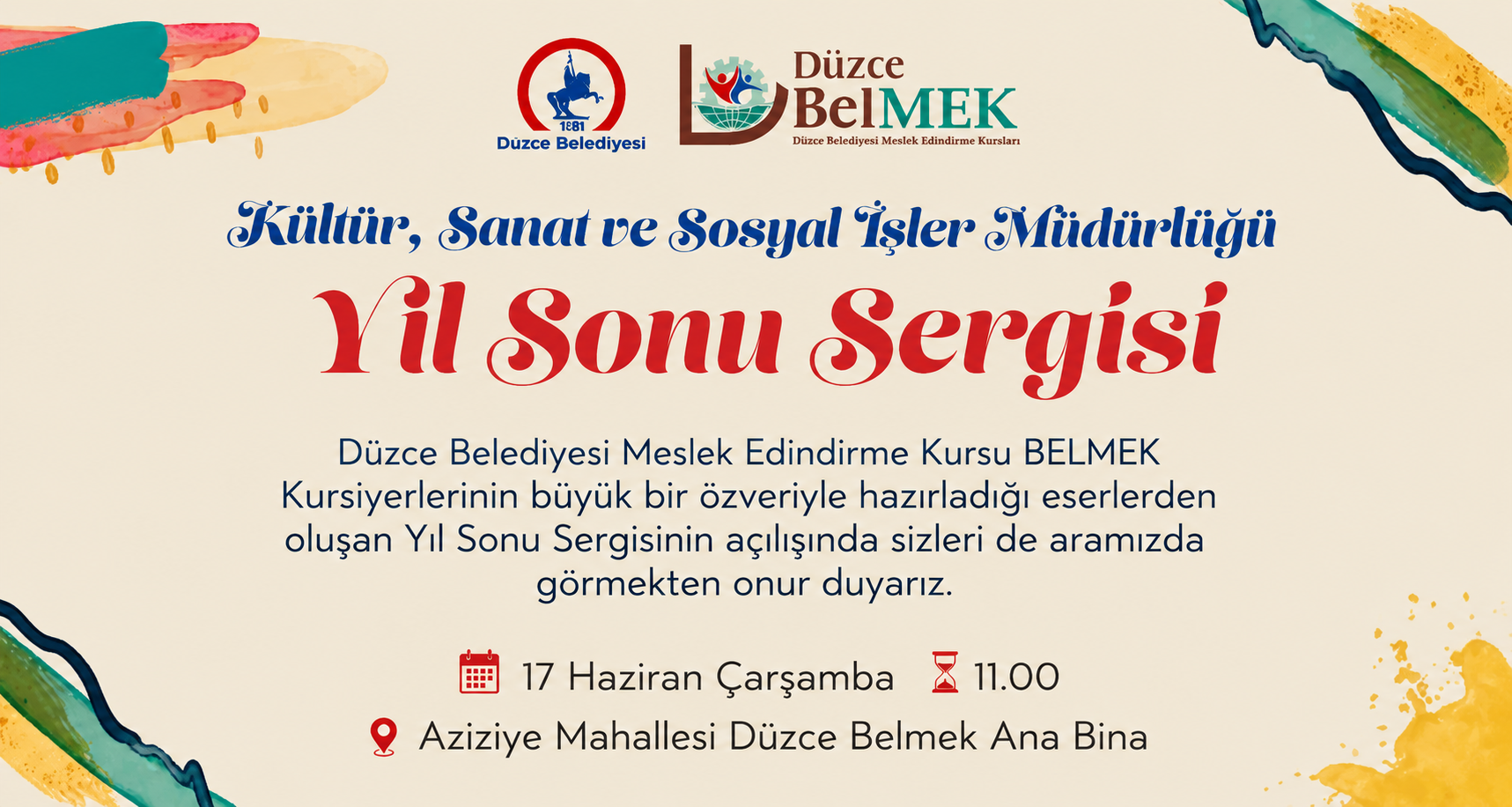 Düzce Belmek’ten Yılsonu Sergisi