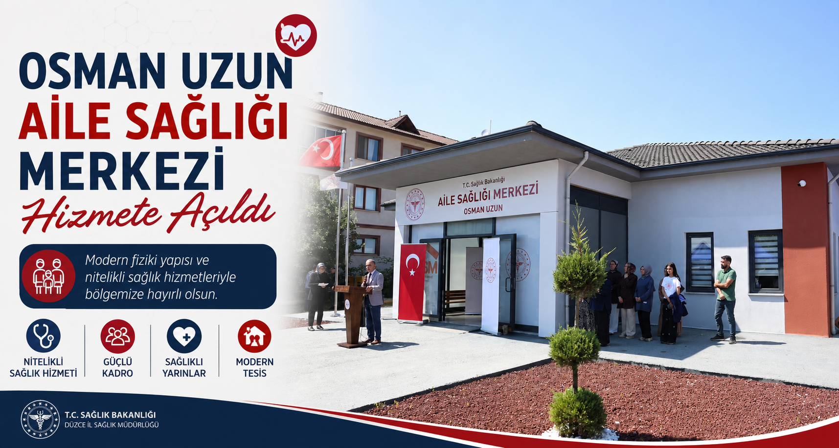 Osman Uzun Aile Sağlığı Merkezi Hizmete Açıldı