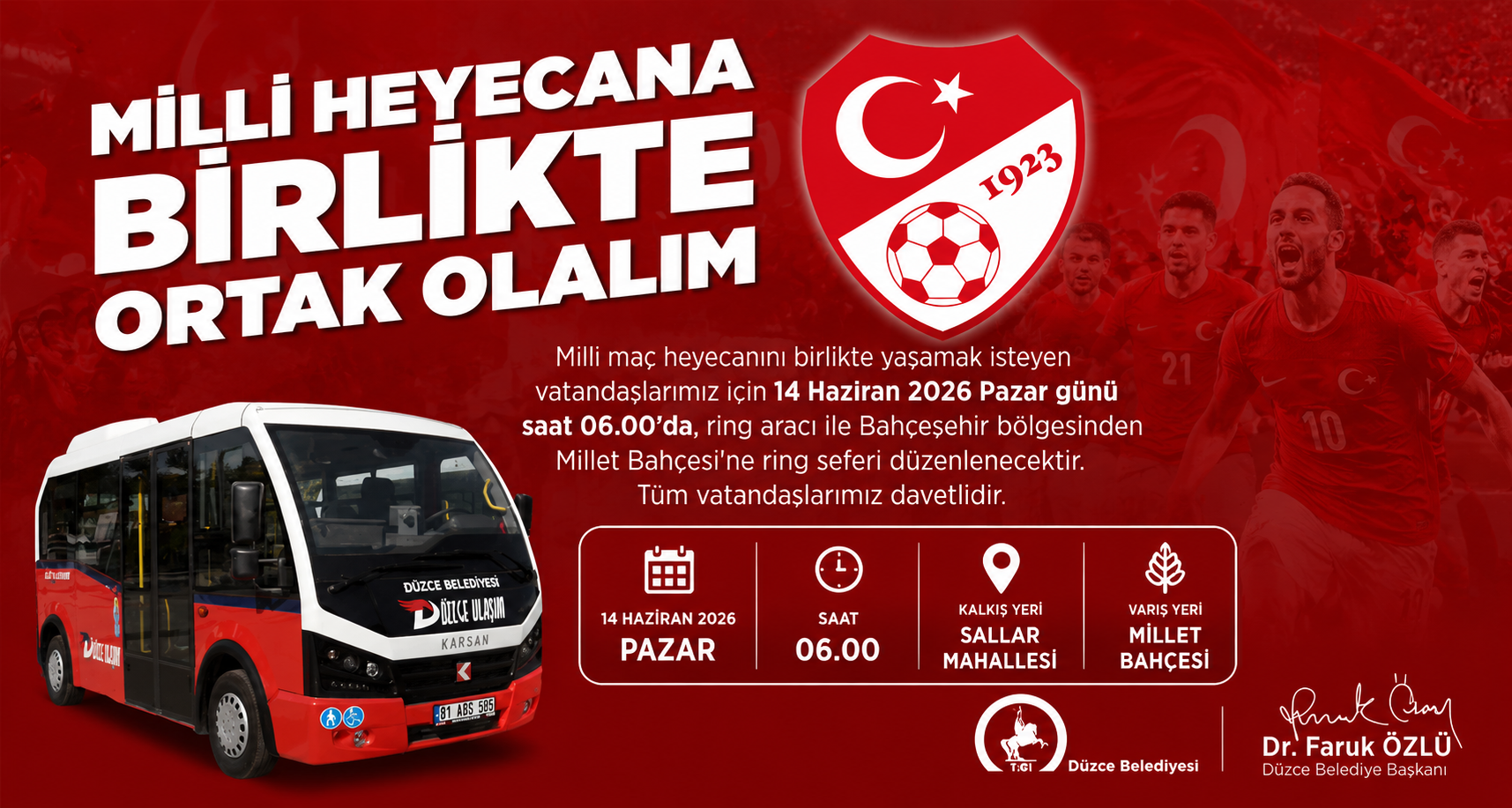 Milli Maç İçin Ring Seferi Düzenlenecek