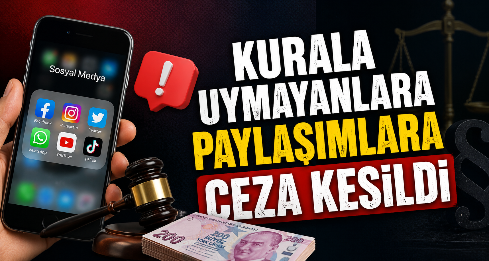 Kurala uymayanlara paylaşımlara ceza kesildi