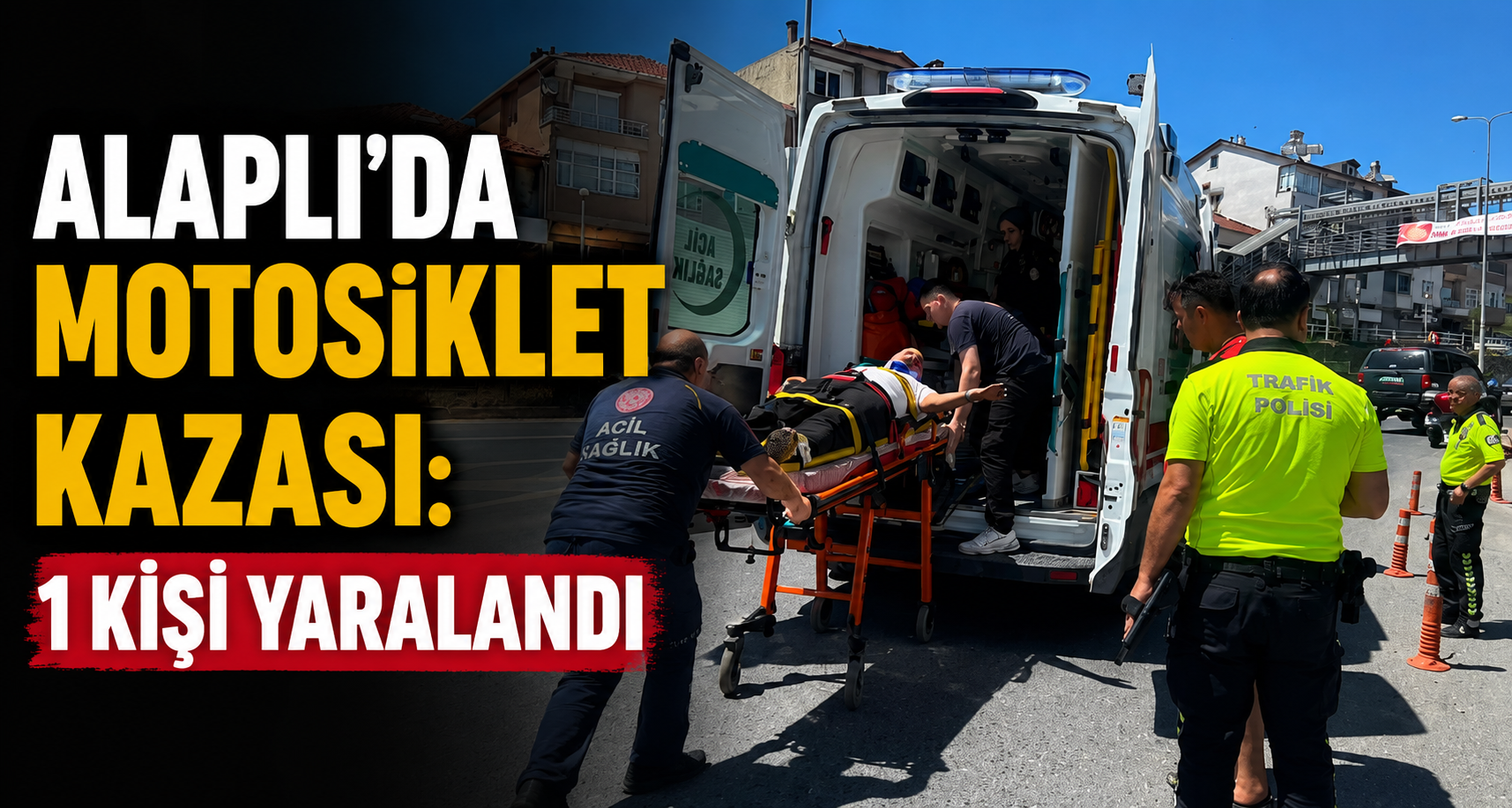 Alaplı’da motosiklet kazası: 1 kişi yaralandı