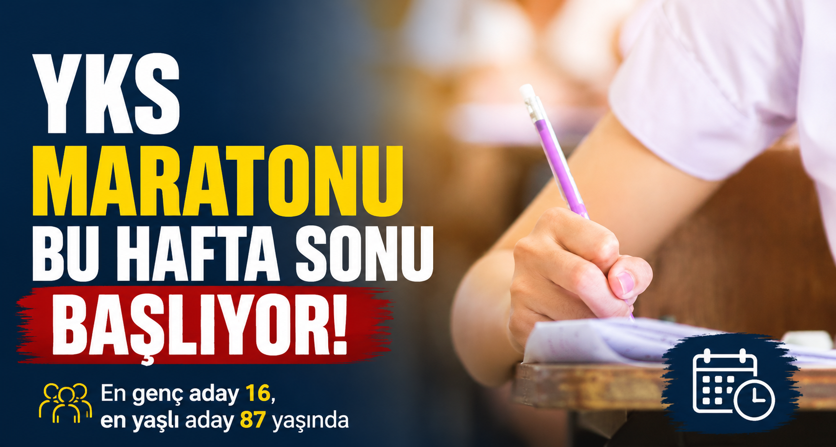 YKS maratonu bu hafta sonu başlıyor