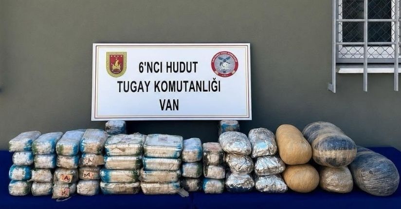 Van’da sınır hattında 44 kilo uyuşturucu ele geçirildi