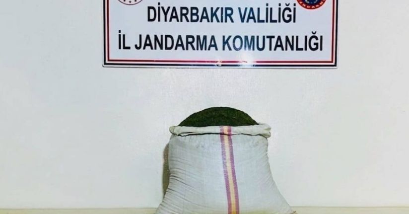 Diyarbakır’da 10 kilo esrar ele geçirildi