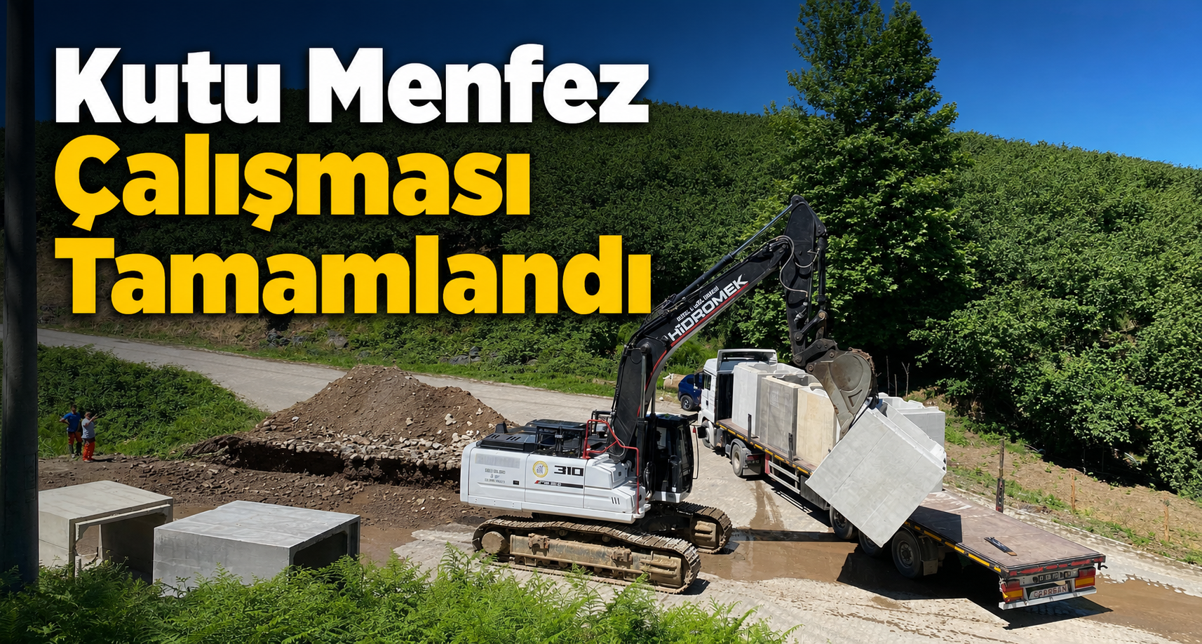 Kutu Menfez Çalışması Tamamlandı 