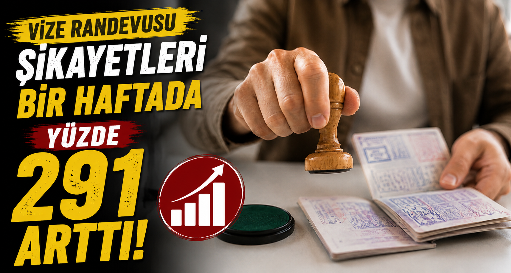 Vize randevusu şikayetleri bir haftada yüzde 291 arttı