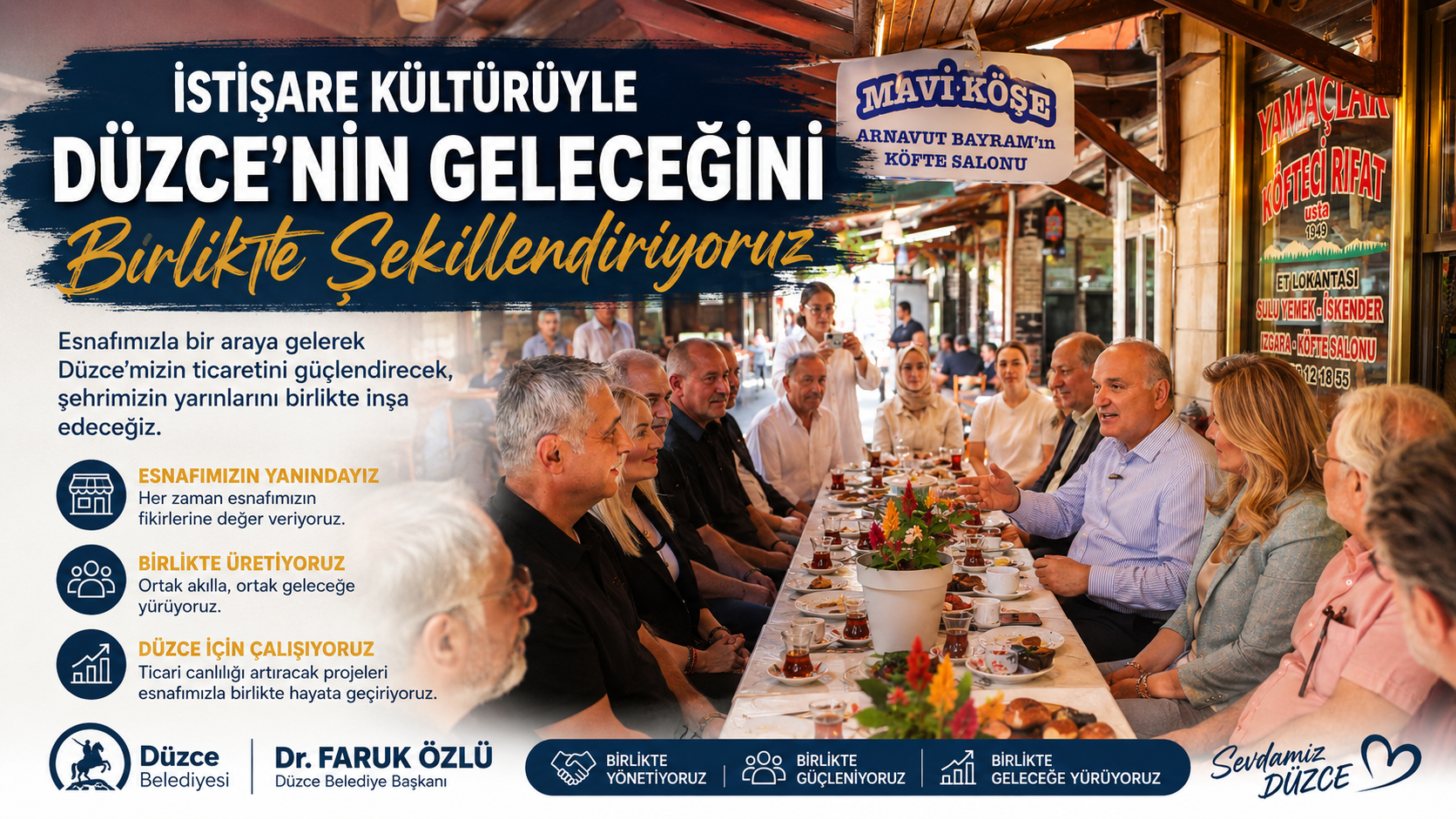 Başkan Özlü Esnaf Buluşmalarını Sürdürüyor