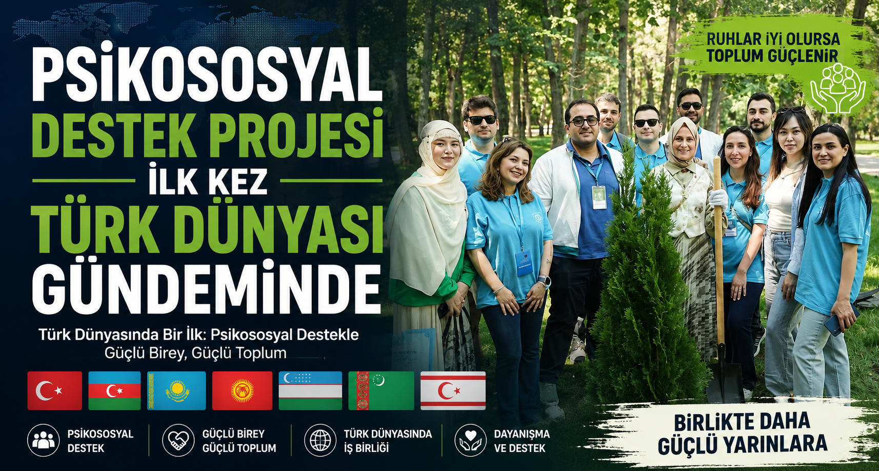 Psikososyal Destek Projesi ilk kez Türk dünyası gündeminde