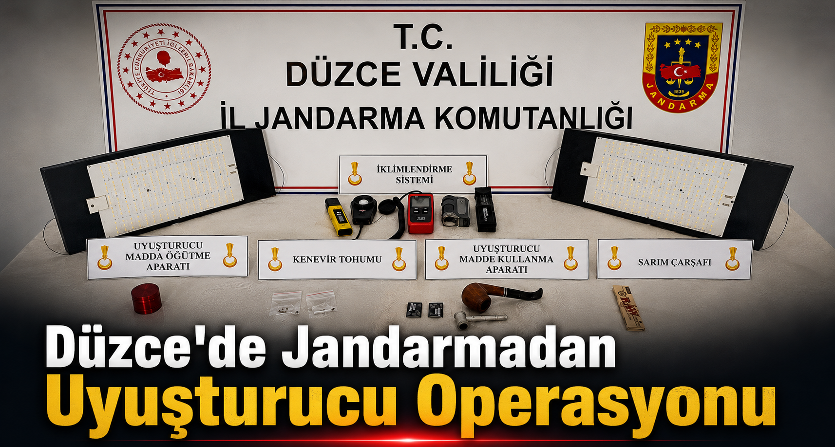 Düzce'de Jandarmadan Uyuşturucu Operasyonu