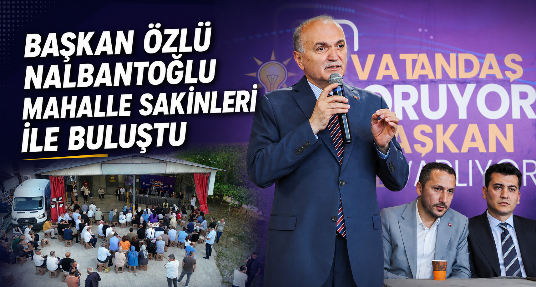 Başkan Özlü Nalbantoğlu Mahalle Sakinleri İle Buluştu