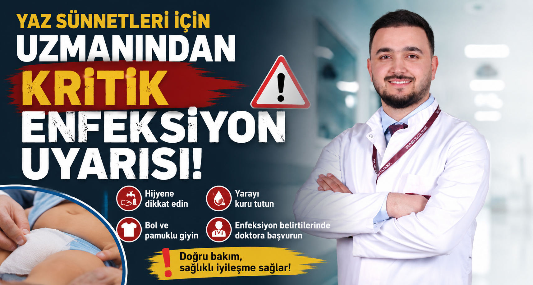 Yaz sünnetleri için uzmanından kritik enfeksiyon uyarısı