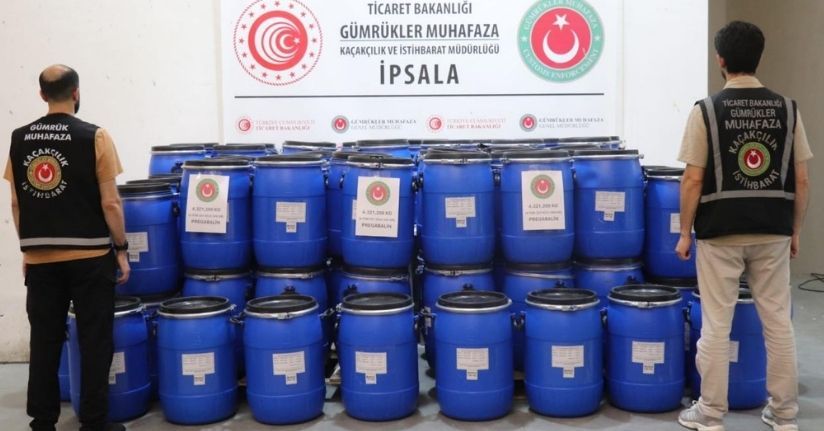 İpsala Gümrük Kapısı'nda 4 ton uyuşturucu ele geçirildi