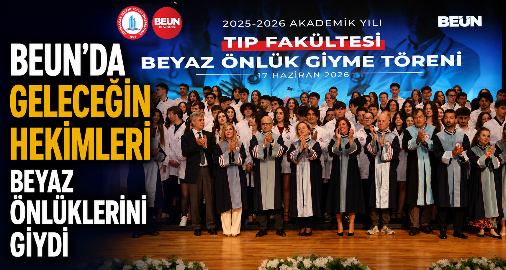 BEUN’da geleceğin hekimleri beyaz önlüklerini giydi
