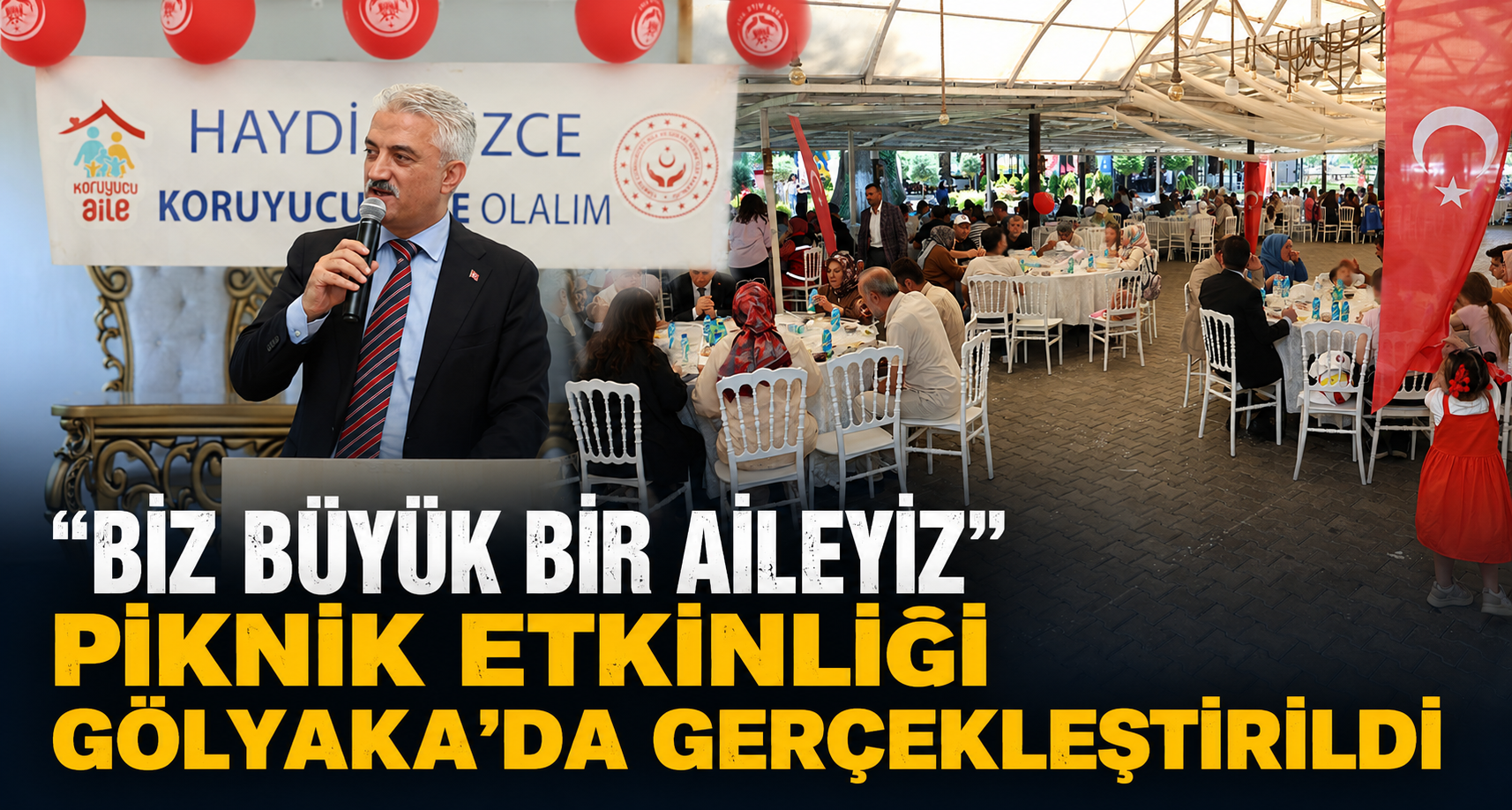“Biz Büyük Bir Aileyiz” Piknik Etkinliği Gölyaka’da Gerçekleştirildi