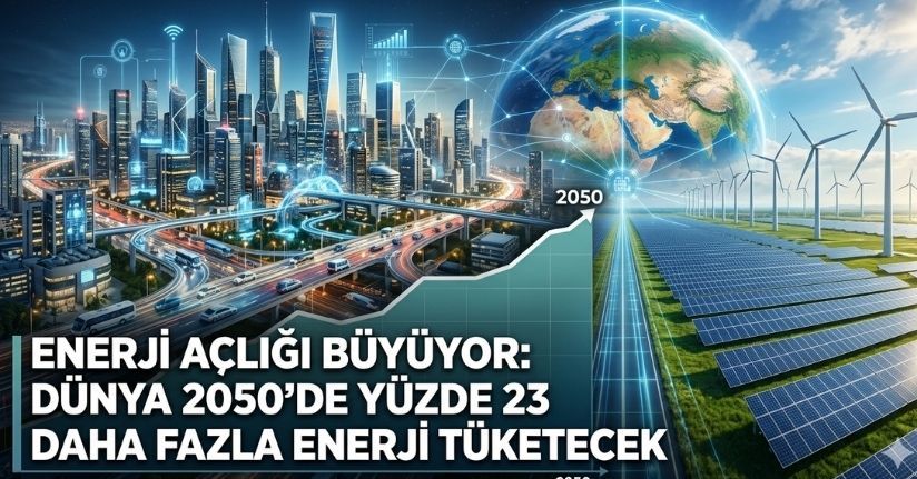 Enerji Açlığı Büyüyor: Dünya 2050'de Yüzde 23 Daha Fazla Enerji Tüketecek