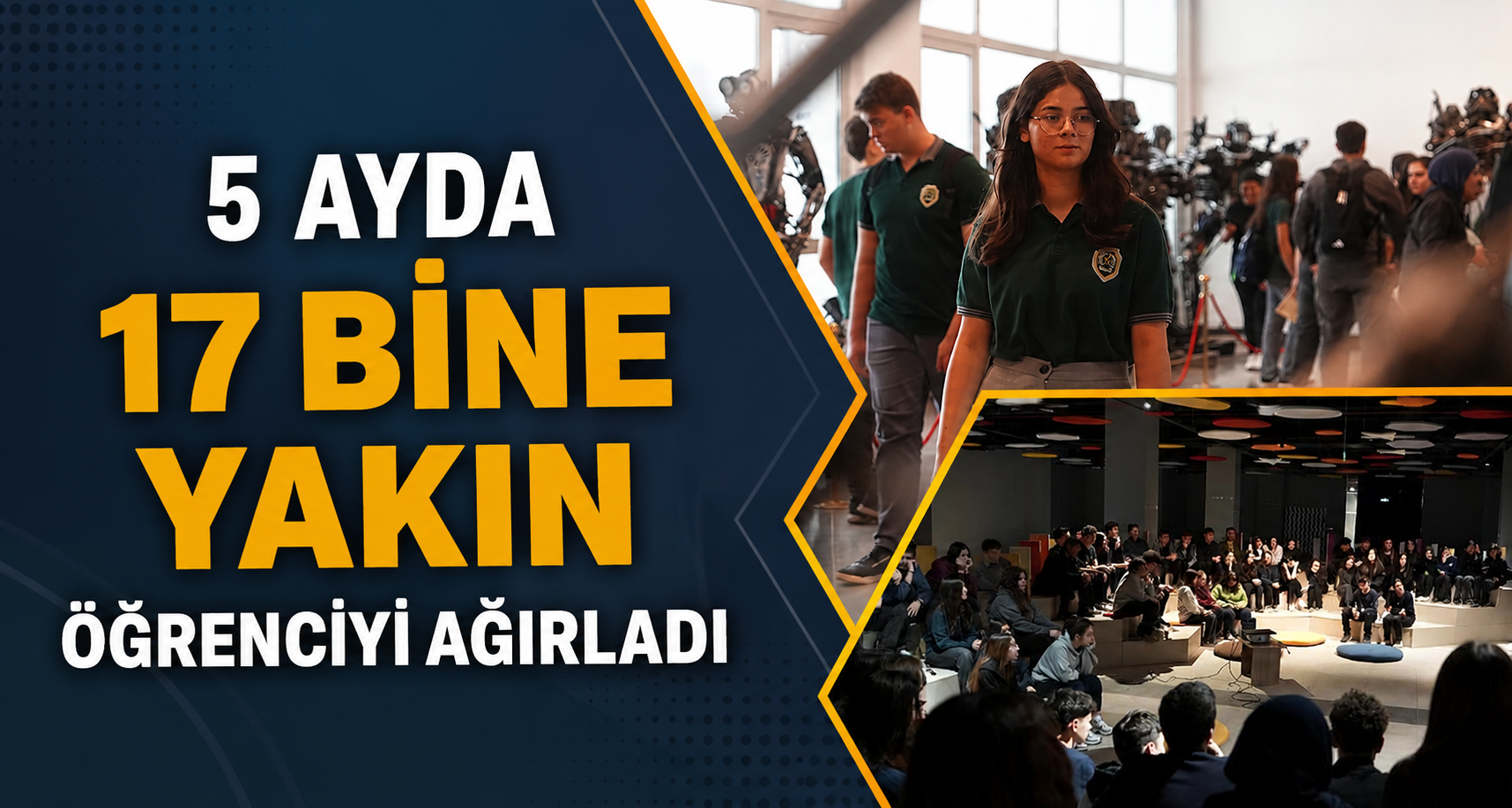 5 Ayda 17 Bine Yakın Öğrenciyi Ağırladı