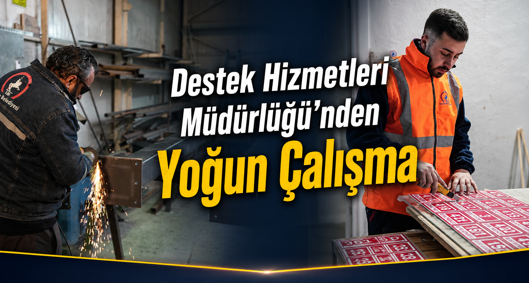 Destek Hizmetleri Müdürlüğü’nden Yoğun Çalışma