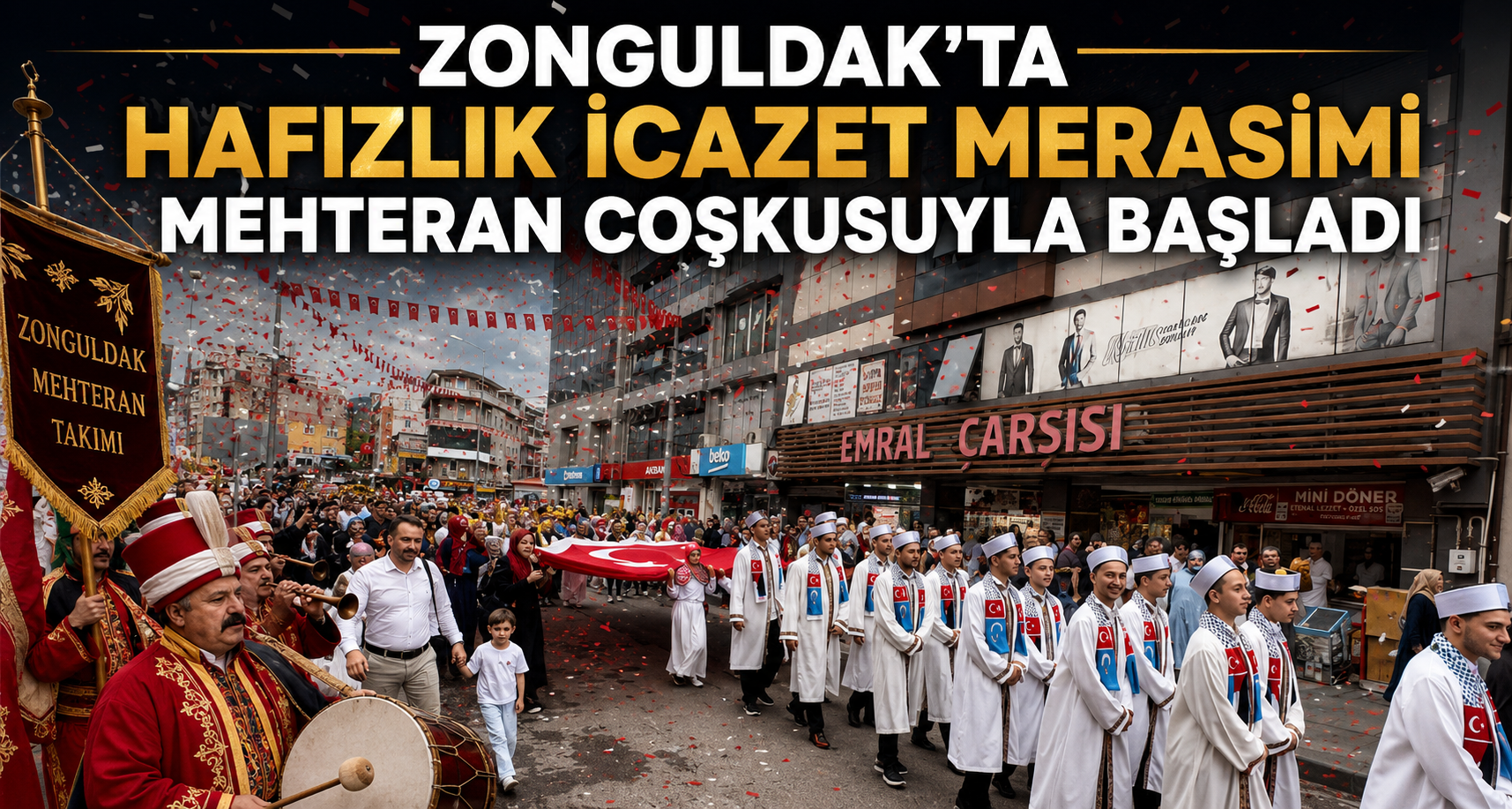 Zonguldak’ta hafızlık icazet merasimi mehteran coşkusuyla başladı
