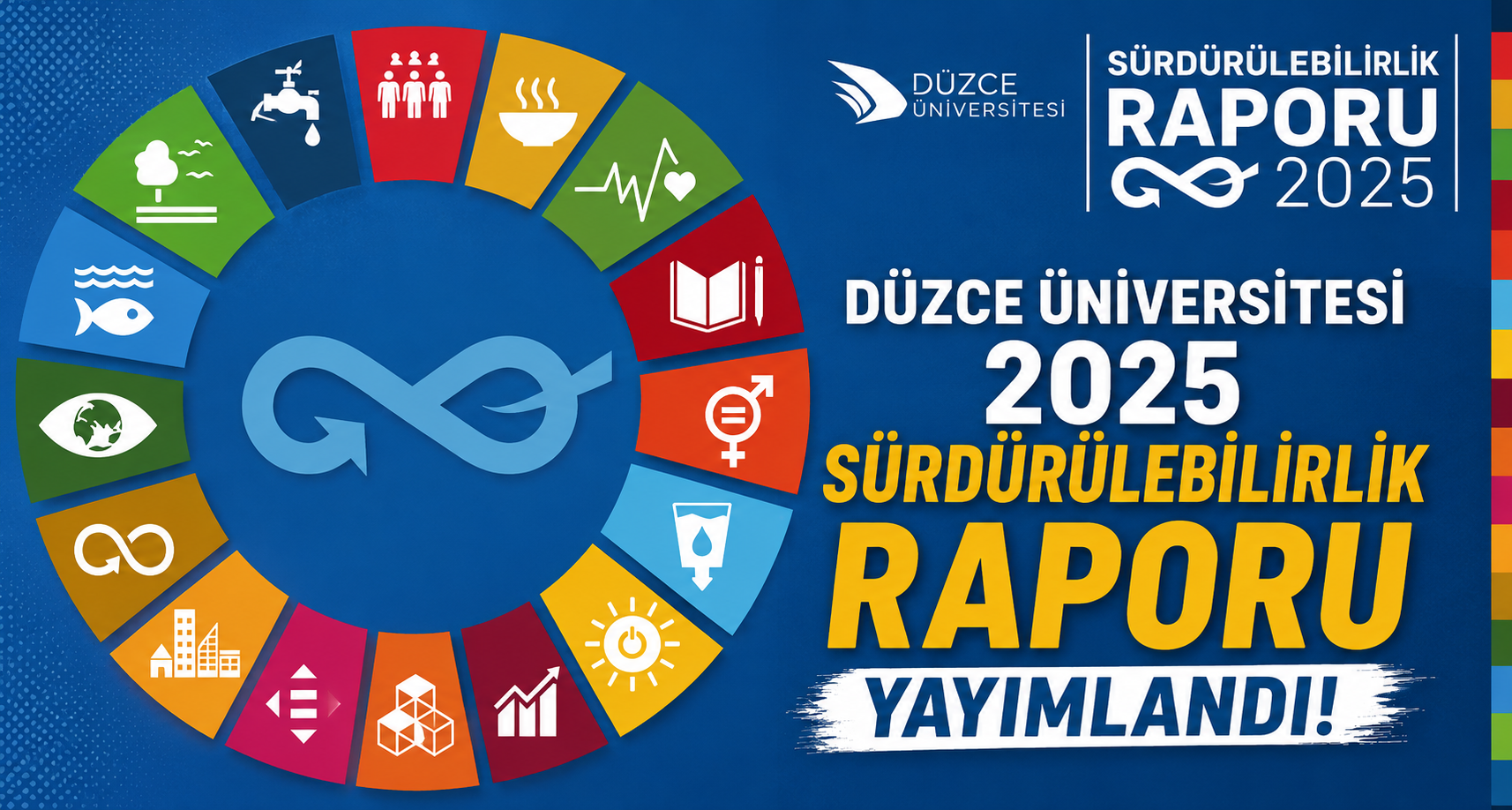 Düzce Üniversitesi 2025 Sürdürülebilirlik Raporu Yayımlandı