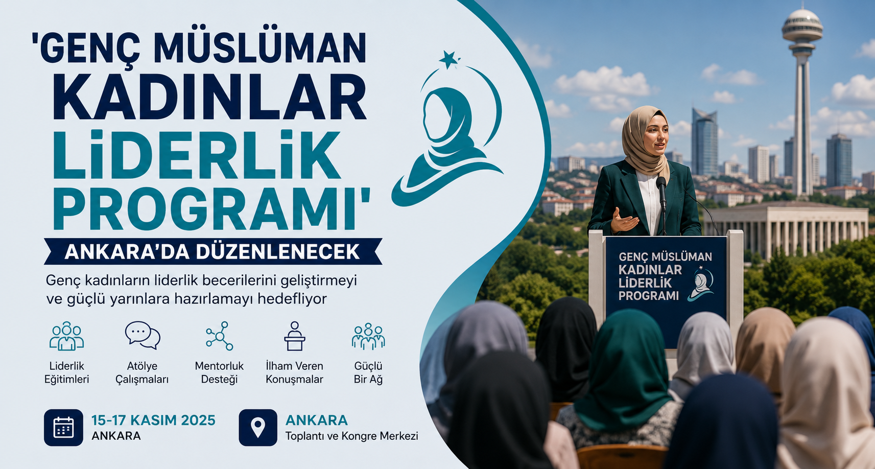 'Genç Müslüman Kadınlar Liderlik Programı', Ankara'da düzenlenecek