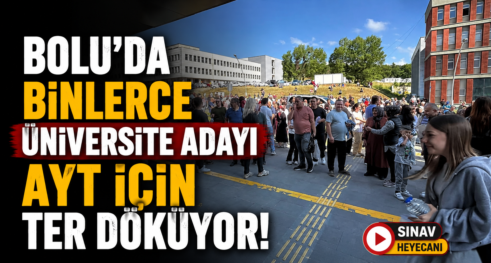 Bolu’da binlerce üniversite adayı AYT için ter döküyor