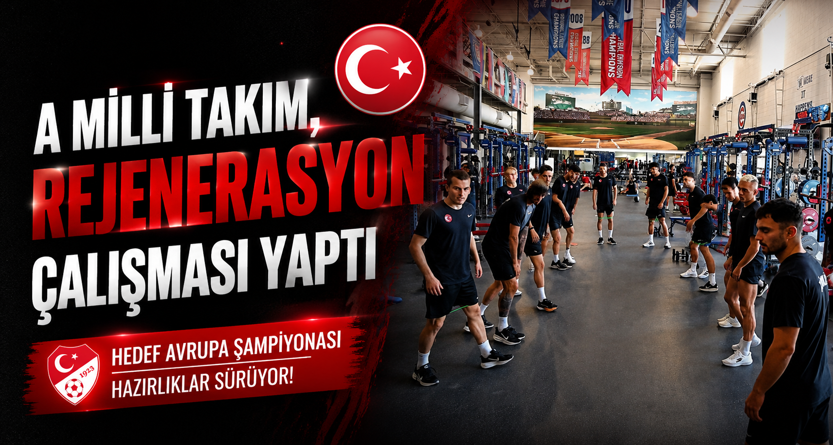 A Milli Takım, rejenerasyon çalışması yaptı