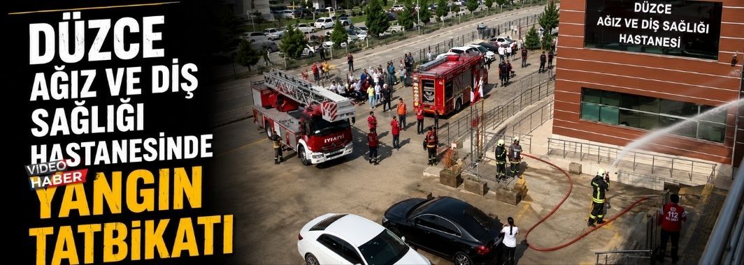 Düzce Ağız ve Diş Sağlığı Hastanesinde Yangın Tatbikatı