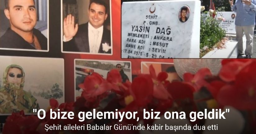 Şehit babalarının buruk Babalar Günü: 