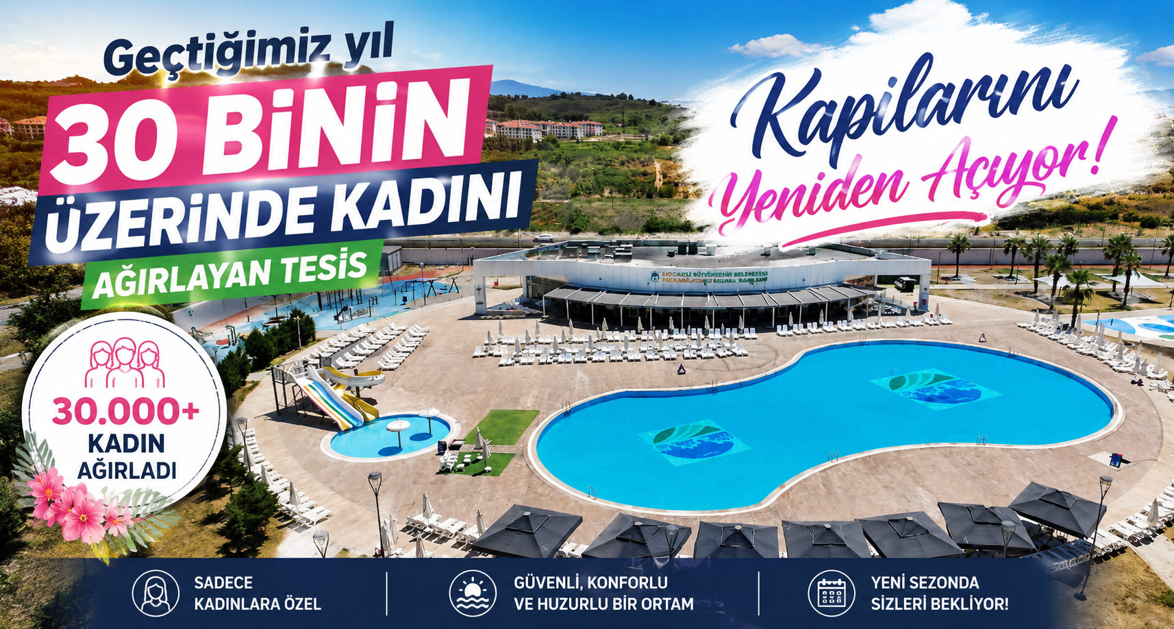 Geçtiğimiz yıl 30 binin üzerinde kadını ağırlayan tesis kapılarını yeniden açıyor