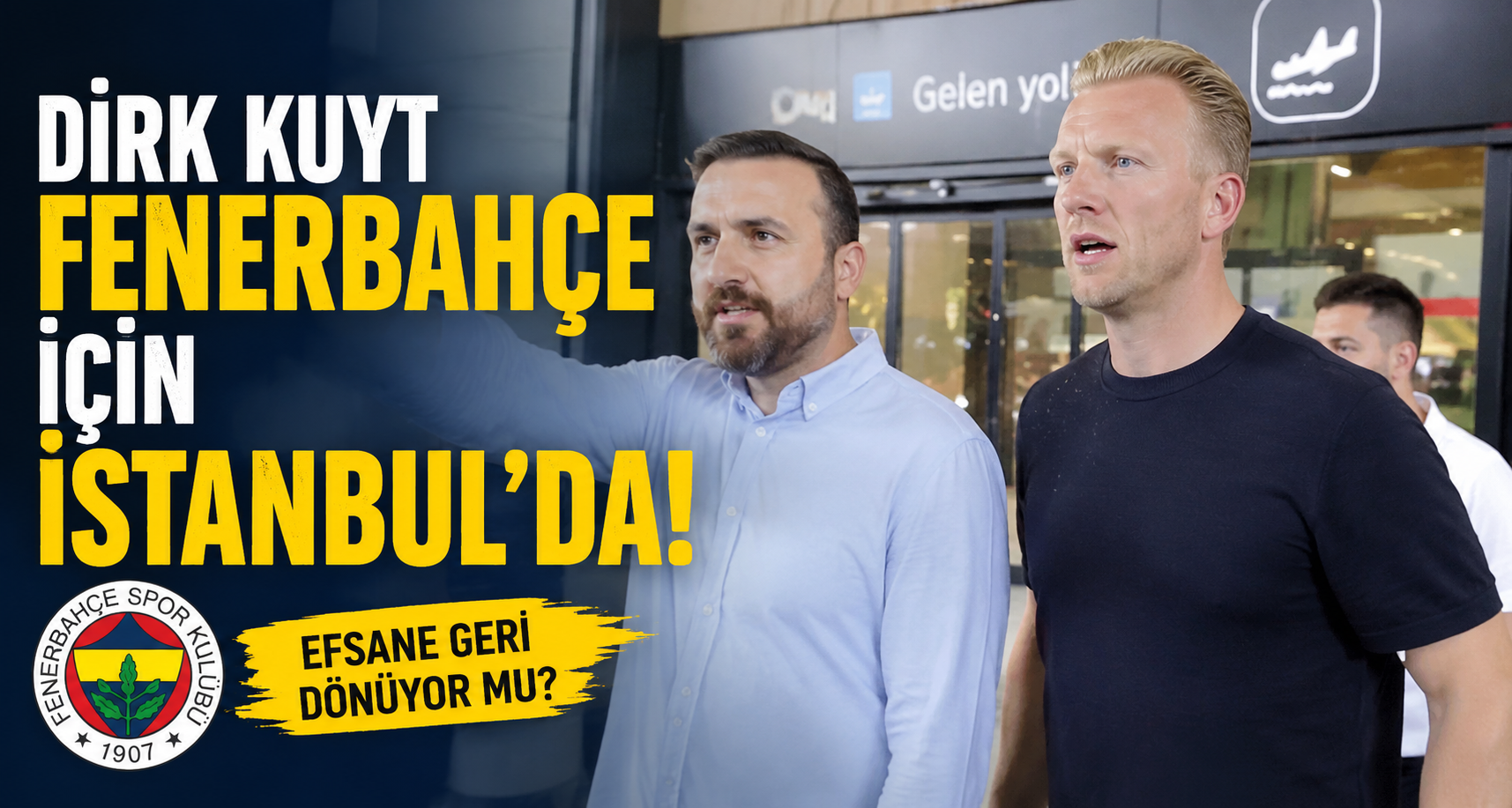 Dirk Kuyt, Fenerbahçe için İstanbul'da