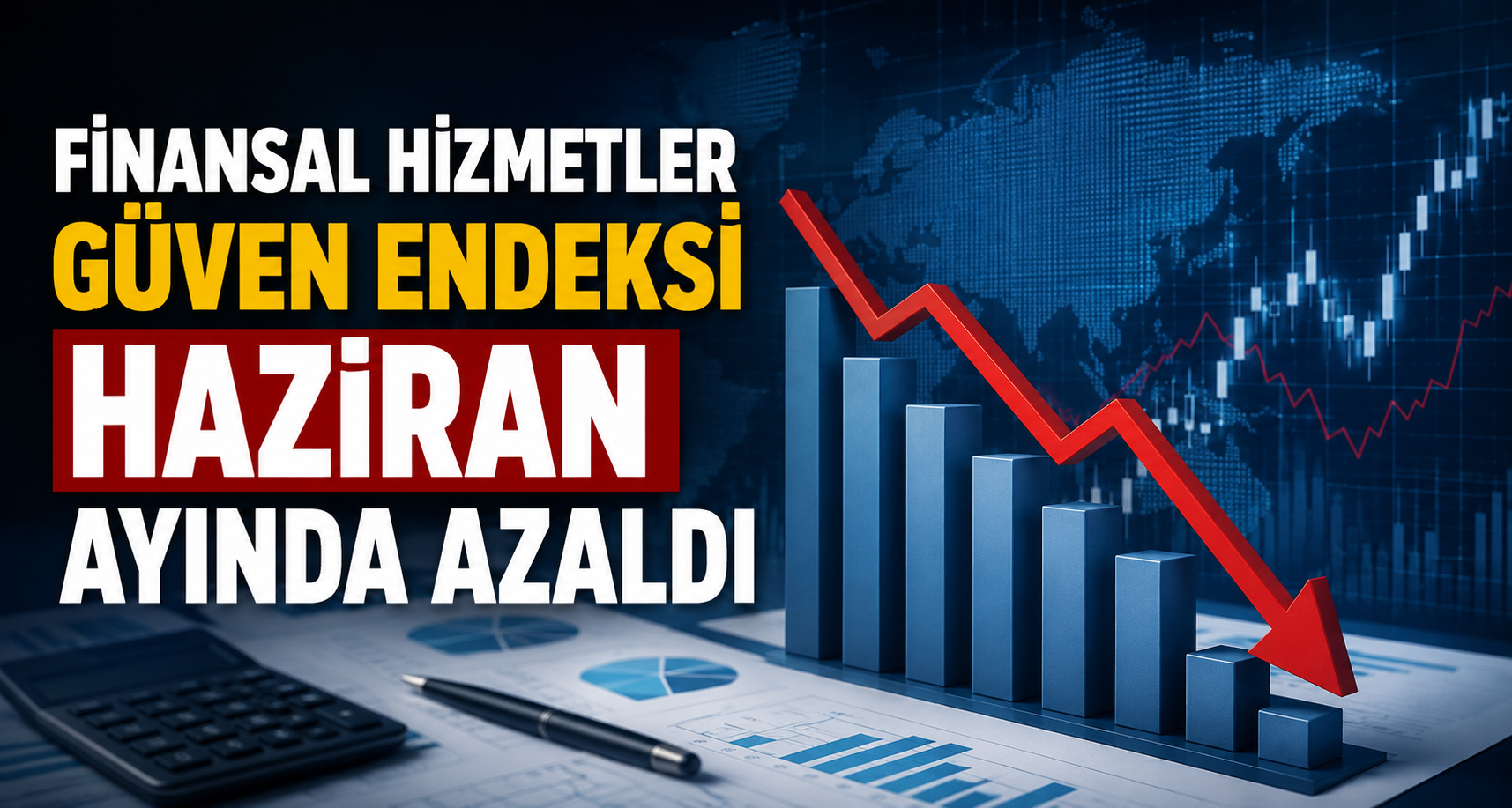 Finansal hizmetler güven endeksi Haziran ayında azaldı