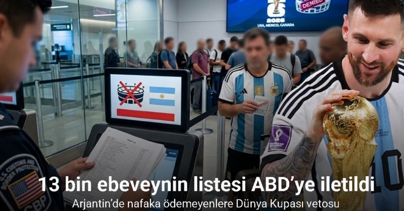 Arjantin’de nafaka ödemeyenlere Dünya Kupası vetosu